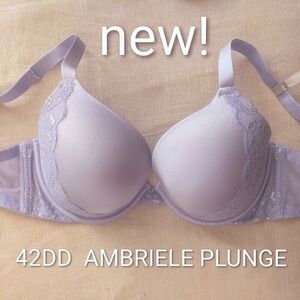 42DD (PARTIAL TAGS) Ambrielle Plunge Bra